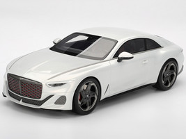 Bentley Batur Bonneville Pearl White Metallic 1/18 Model Car Top Speed TS0671