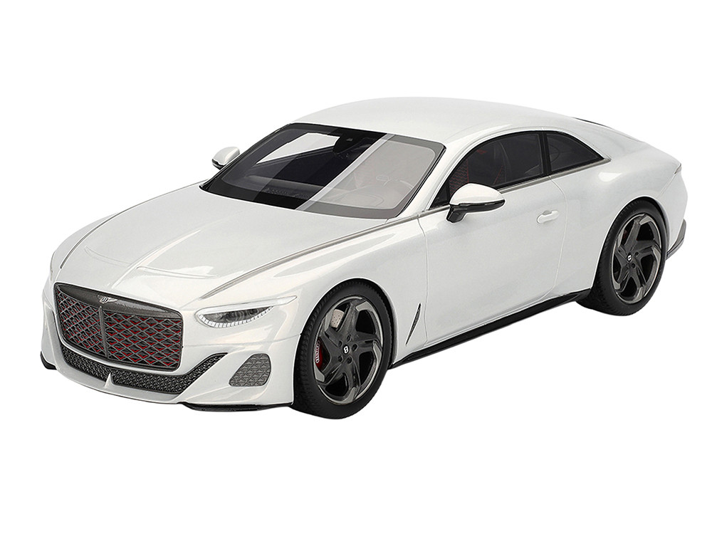 Bentley Batur Bonneville Pearl White Metallic 1/18 Model Car by Top Speed