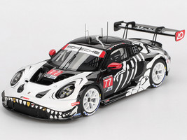 Porsche 911 GT3 R #77 Klaus Bachler Laurin Heinrich Michael Christensen AO Racing Skeleton Rexy GTD Pro IMSA Petit Le Mans 2025 1/43 Model Car True Scale Miniatures TSM430905
