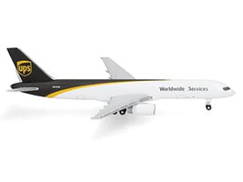 Boeing 757 200F Commercial Aircraft UPS Worldwide Service N475UP White with Brown Tail 1/500 Diecast Model Airplane GeminiJets HE524612-001