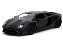 Shaw s Lamborghini Aventador Matt Black Furious 7 2015 Movie Fast & Furious 25th Anniversary Series 1/24 Diecast Model Car Jada 36152-25TH