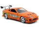 Brian s Toyota Supra Orange with Graphics The Fast and the Furious 2001 Movie Fast & Furious 25th Anniversary Series 1/32 Diecast Model Car Jada 97345-25TH Brian s Toyota Supra Orange with Graphics The Fast and the Furious 2001 Movie Fast & Furious 25th Anniversary Series 1/32 Diecast Model Car Jada 97345-25TH