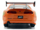 Brian s Toyota Supra Orange with Graphics The Fast and the Furious 2001 Movie Fast & Furious 25th Anniversary Series 1/32 Diecast Model Car Jada 97345-25TH Brian s Toyota Supra Orange with Graphics The Fast and the Furious 2001 Movie Fast & Furious 25th Anniversary Series 1/32 Diecast Model Car Jada 97345-25TH
