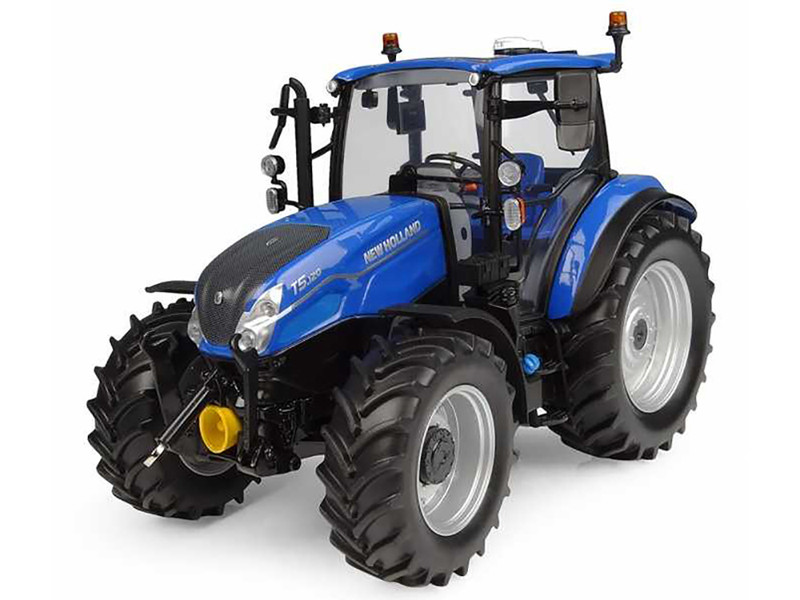 New Holland T5 120 Tractor Dynamic Blue 1/32 Diecast Model Universal Hobbies UH7202