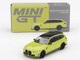 BMW M3 M Performance Touring Sao Paulo Yellow with Black Top Limited Edition 1/64 Diecast Model Car Mini GT MGT01102