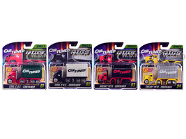 Rigs Container Case Series 3 Set of 4 Pieces Diecast Model Cars CarTuned 559313-XX2