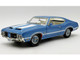 1971 Oldsmobile 442 W30 Dr Olds Release #6 Viking Blue Metallic with White Stripes Limited Edition to 442 pieces Worldwide 1/18 Diecast Model Car ACME A1805632