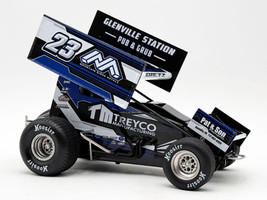 Winged Sprint Car #23 Chase Dietz Treyco Manufacturing Mountain Ridge Metals 2026 1/18 Diecast Model Car ACME A1826019