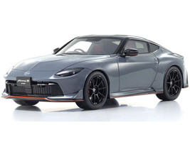 Nissan Fairlady Z NISMO RHD Right Hand Drive Gray with Black Top 1/18 Model Car Kyosho KSR18062GR
