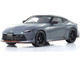 Nissan Fairlady Z NISMO RHD Right Hand Drive Gray with Black Top 1/18 Model Car Kyosho KSR18062GR
