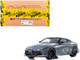 Nissan Fairlady Z NISMO RHD Right Hand Drive Gray with Black Top 1/18 Model Car Kyosho KSR18062GR