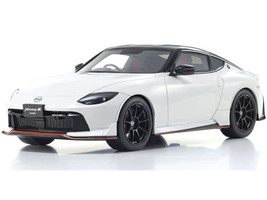 Nissan Fairlady Z NISMO RHD Right Hand Drive White with Black Top 1/18 Model Car Kyosho KSR18062W