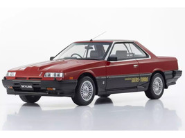 Nissan Skyline 2000 Turbo Intercooler RS X RHD Right Hand Drive Red and Black 1/18 Model Car Kyosho KSR18065R