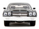 1970 Chevrolet Chevelle SS Gray Metallic with Black Stripes Fast & Furious 2009 Movie Fast & Furious 25th Anniversary Series 1/24 Diecast Model Car Jada 34923-25TH