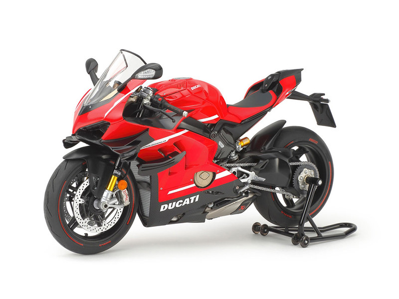 Model Kit Ducati Superleggera V4 Motorcycle 1/12 Scale Model Tamiya TAM-14140