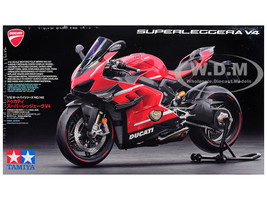 Model Kit Ducati Superleggera V4 Motorcycle 1/12 Scale Model Tamiya TAM-14140