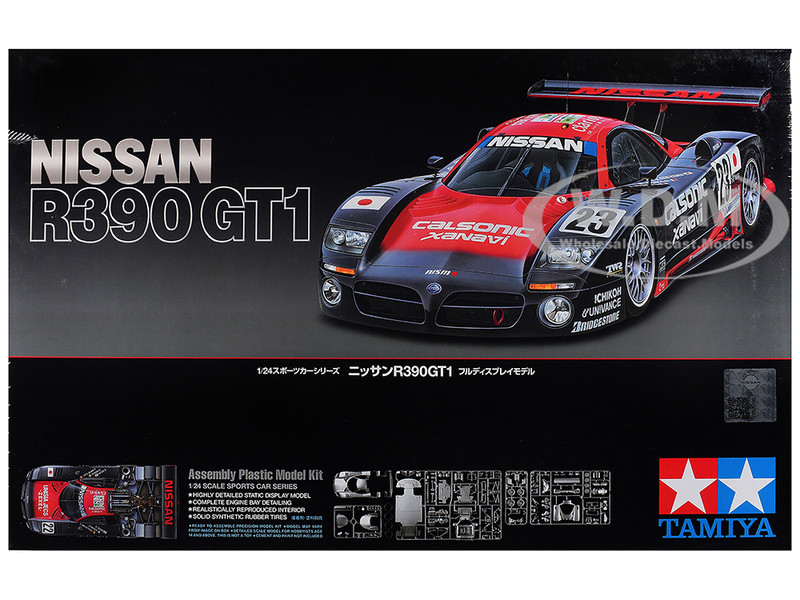 Model Kit Nissan R390 GT1 24 Hours of Le Mans 1997 1/24 Scale Model Tamiya TAM-24192