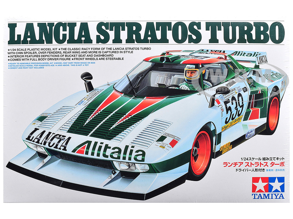 自動車 Tamiya Lancia Stratos Turbo 1/24 Model Kit Lancia Stratos Turbo 1/24 Scale Model by Tamiya