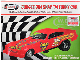 Skill 2 Model Kit 1974 Funny Car Jungle Jim Snap to Build 1/32 Scale Model Atlantis ALM-1119