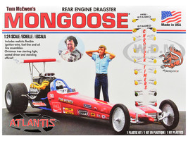Skill 2 Model Kit Tom McEwen s Mongoose Rear Engine Dragster 1/24 Scale Model Atlantis ALM-7529
