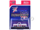 1976 Chevrolet Silverado Bonanza 10 Pickup Truck Spirit of  76 White with Blue and Red Graphics Limited Edition to 12100 pieces Worldwide 1/64 Diecast Model Car M2 Machines 31500-MJS97