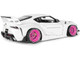 2025 Toyota GR Supra Liberty Walk Body Kit White Metallic with Pink Wheels 1/18 Diecast Model Car Solido S1815502 2025 Toyota GR Supra Liberty Walk Body Kit White Metallic with Pink Wheels 1/18 Diecast Model Car Solido S1815502