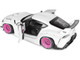 2025 Toyota GR Supra Liberty Walk Body Kit White Metallic with Pink Wheels 1/18 Diecast Model Car Solido S1815502 2025 Toyota GR Supra Liberty Walk Body Kit White Metallic with Pink Wheels 1/18 Diecast Model Car Solido S1815502