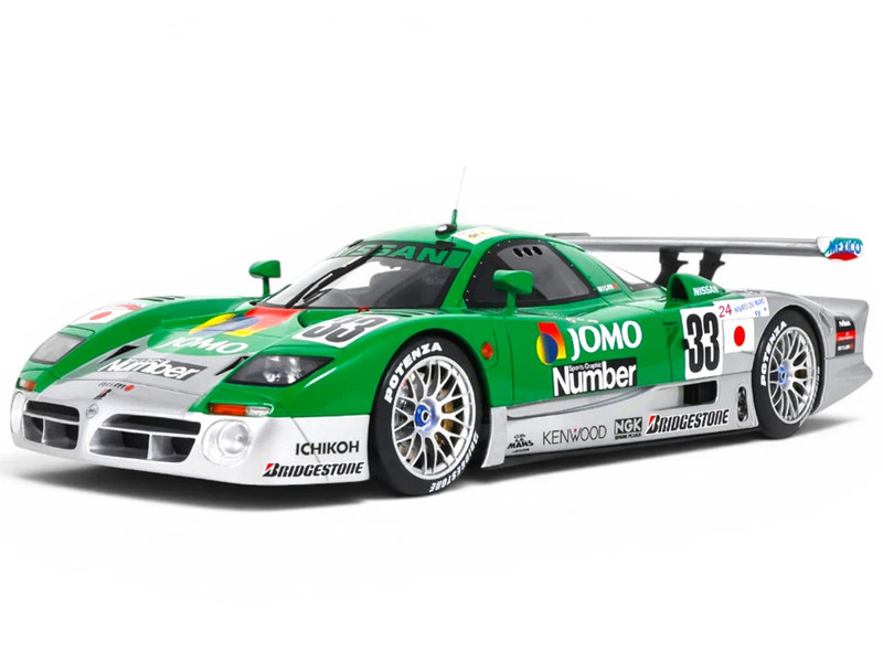 Nissan R390 GT1 #33 Satoshi Motoyama Takuya Kurosawa Masami Kageyama NISMO 24 Hours of Le Mans 1998 1/18 Model Car GT Spirit GT1003