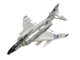 McDonnell Douglas F 4 Phantom II Aircraft VF 96 Fighting Falcons Showtime 100 Lieutenant Randy Cunningham USS Constellation Vietnam 1972 United States Navy Collector Series 1/144 Diecast Model Air Force 1 AF1-0148A