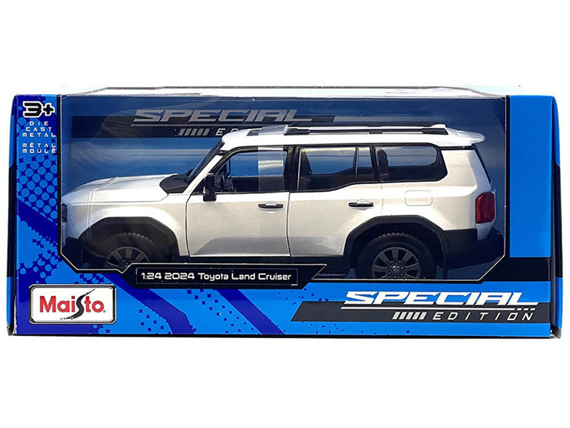 2024 Toyota Land Cruiser Pearl White Metallic with White Top Special Edition Series 1/24 Diecast Model Car Maisto 32924WH