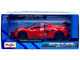 2025 Chevrolet Corvette ZR1 Coupe Red with Carbon Top Special Edition Series 1/24 Diecast Model Car Maisto 32927RD