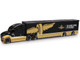 Indianapolis Motor Speedway Hauler Black and Gold 1/64 Diecast Model IXO Models IND64049