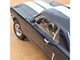 1965 Ford Mustang Hardtop Coupe Nightmist Blue Metallic with White Stripes 1/18 Diecast Model Car Norev 182805