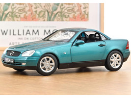 1996 Mercedes Benz SLK Convertible Vivianit Green Metallic 1/18 Diecast Model Car Norev 183021
