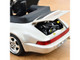 1992 Porsche 911 Carrera 2 Turbo Look Cabriolet Zermatt Silver Metallic 1/18 Diecast Model Car Norev 187140