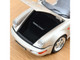 1992 Porsche 911 Carrera 2 Turbo Look Cabriolet Zermatt Silver Metallic 1/18 Diecast Model Car Norev 187140