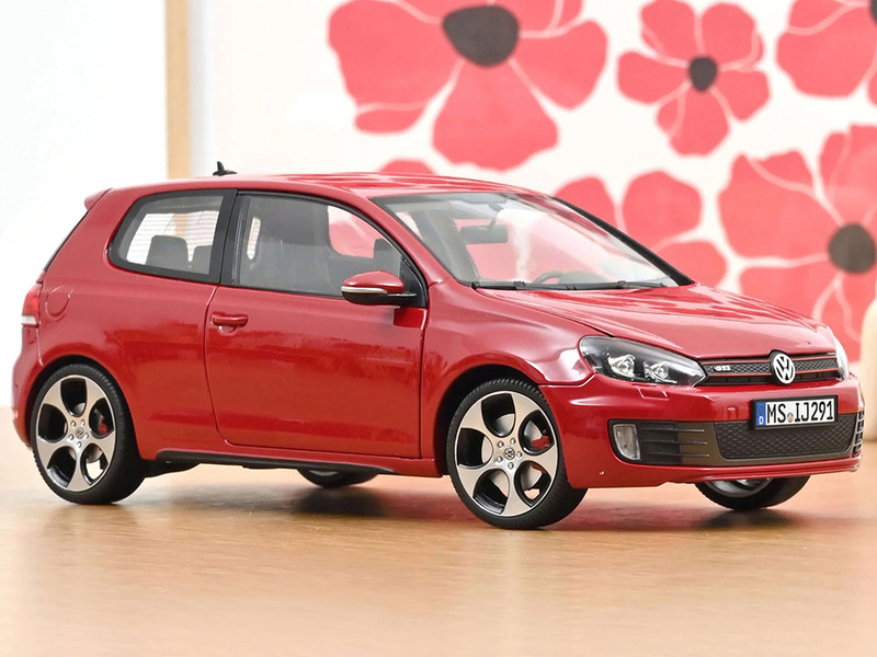 2009 Volkswagen Golf VI GTI Tornado Red 1/18 Diecast Model Car Norev 188504