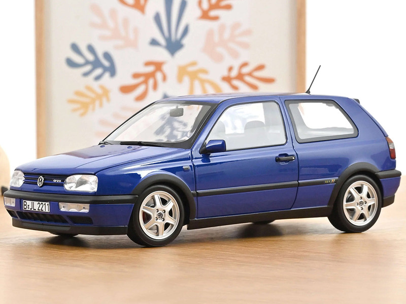1994 Volkswagen Golf GTI Color Concept Jazz Blue 1/18 Diecast Model Car Norev 188506