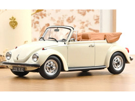 1972 Volkswagen 1303 Beetle Cabriolet Cream White 1/18 Diecast Model Car Norev 188535