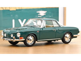 1963 Volkswagen Karmann Ghia 1500 Smaragd Green 1/18 Diecast Model Car Norev 188648