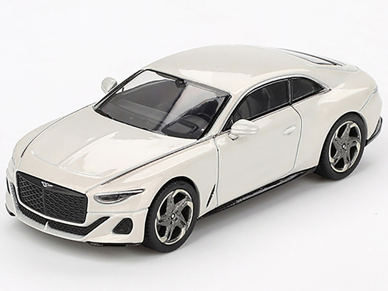 Bentley Batur Bonneville Pearl White Metallic Limited Edition 1/64 Diecast Model Car Mini GT MGT00969