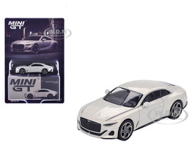 Bentley Batur Bonneville Pearl White Metallic Limited Edition 1/64 Diecast Model Car Mini GT MGT00969