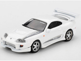 Toyota Supra VeilSide Combat V I White Limited Edition 1/64 Diecast Model Car Mini GT MGT01104