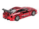 Toyota Supra A80 Top Secret GT 300 RHD Right Hand Drive Red Chrome Limited Edition 1/64 Diecast Model Car Mini GT MGT01132