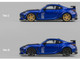 Subaru BRZ Varis Arising 1 RHD Right Hand Drive Blue Metallic with Carbon Hood and Top and Extra Wheels 1/64 Diecast Model Car CM Model CM64-BRZ-08 Subaru BRZ Varis Arising 1 RHD Right Hand Drive Blue Metallic with Carbon Hood and Top and Extra Wheels 1/64 Diecast Model Car CM Model CM64-BRZ-08