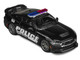 Ford Mustang Dark Horse Police Interceptor Black 1/64 Diecast Model Car CM Model CM64-DARKHORSE-PD01 Ford Mustang Dark Horse Police Interceptor Black 1/64 Diecast Model Car CM Model CM64-DARKHORSE-PD01