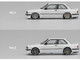 Pandem E30 V1 White with Extra Wheels 1/64 Diecast Model Car CM Model CM64-E30-01 Pandem E30 V1 White with Extra Wheels 1/64 Diecast Model Car CM Model CM64-E30-01