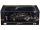 Pagani Zonda Revolucion Carbon with Red and Gold Stripes and Extra Wheels 1/64 Diecast Model Car CM Model CM64-REVOLUCION-12