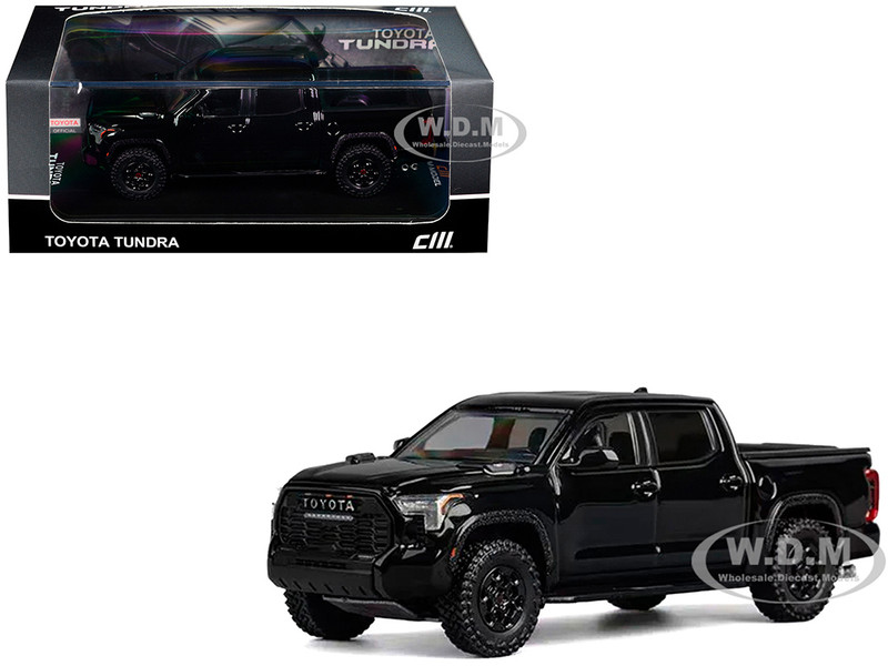 Toyota Tundra Pickup Truck Black 1/64 Diecast Model Car CM Model CM64-TUNDRA-04