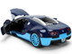 2011 Bugatti Veyron Dark Blue with Light Blue Accents Hyper Spec Series 1/24 Diecast Model Car Jada 37643 2011 Bugatti Veyron Dark Blue with Light Blue Accents Hyper Spec Series 1/24 Diecast Model Car Jada 37643